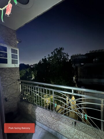 Balcony in 3 BHK Builder Floor at Surajmal Vihar – for Rent