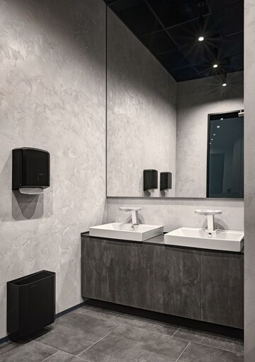 Bathroom in  Office Space at Jai Antariksha, Andheri East – for Rent
