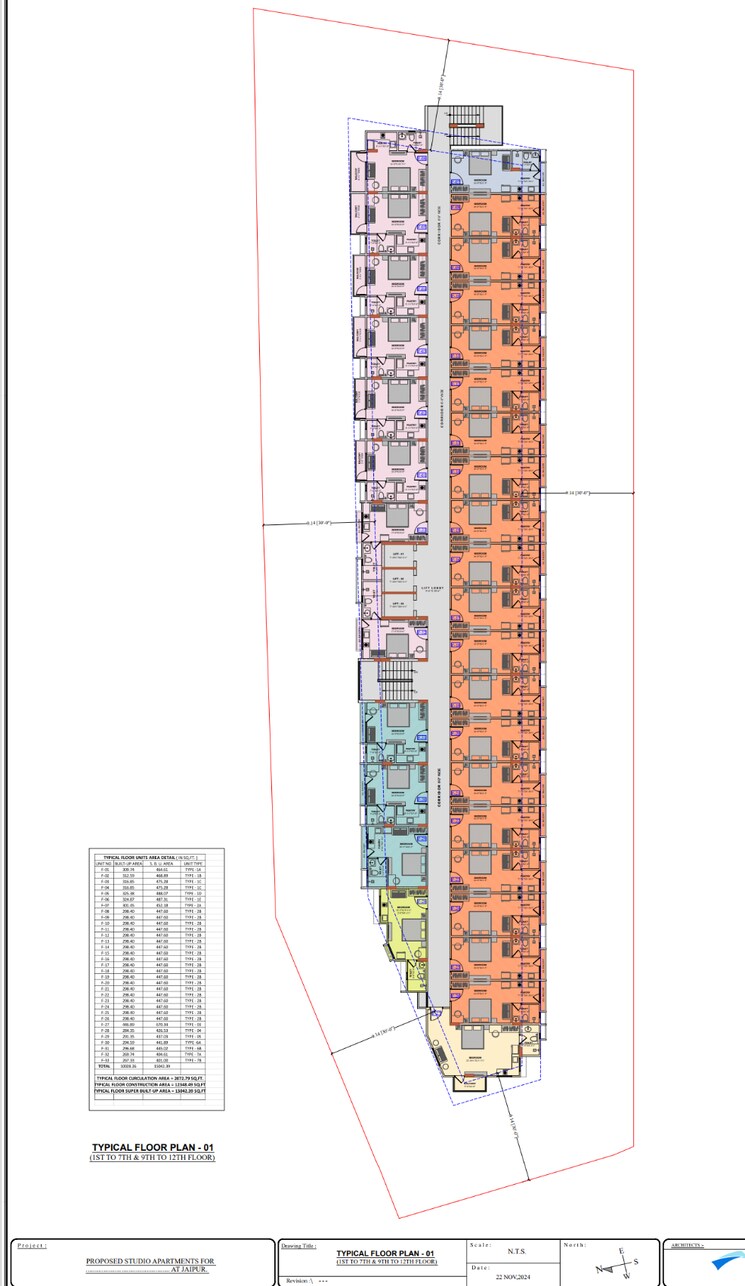 Floor Plan, jagatpura Studio 447 Sq.Ft. Apartment In Jagatpura Jaipur 8533196