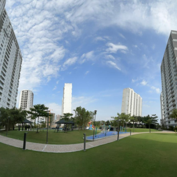 3 BHK Apartment – Exterior View View at Omaxe Lake, Mullanpur - for Rent