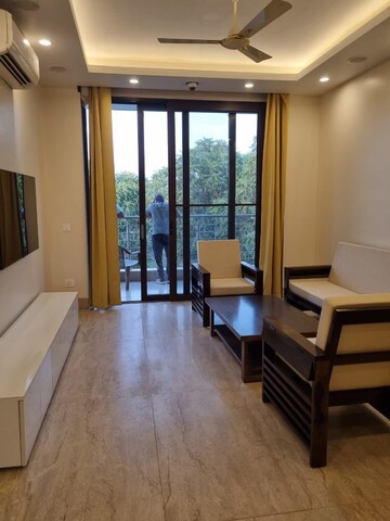 Living Room in 3 BHK Apartment at SAS Tower, Sector 38 – for Rent