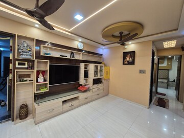 Living Room in 1 BHK Apartment at Bhairaav Goldcrest Residency, Ghansoli – for Rent