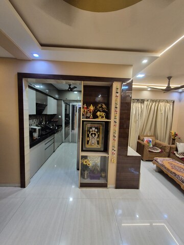Living Room in 1 BHK Apartment at Bhairaav Goldcrest Residency, Ghansoli – for Rent