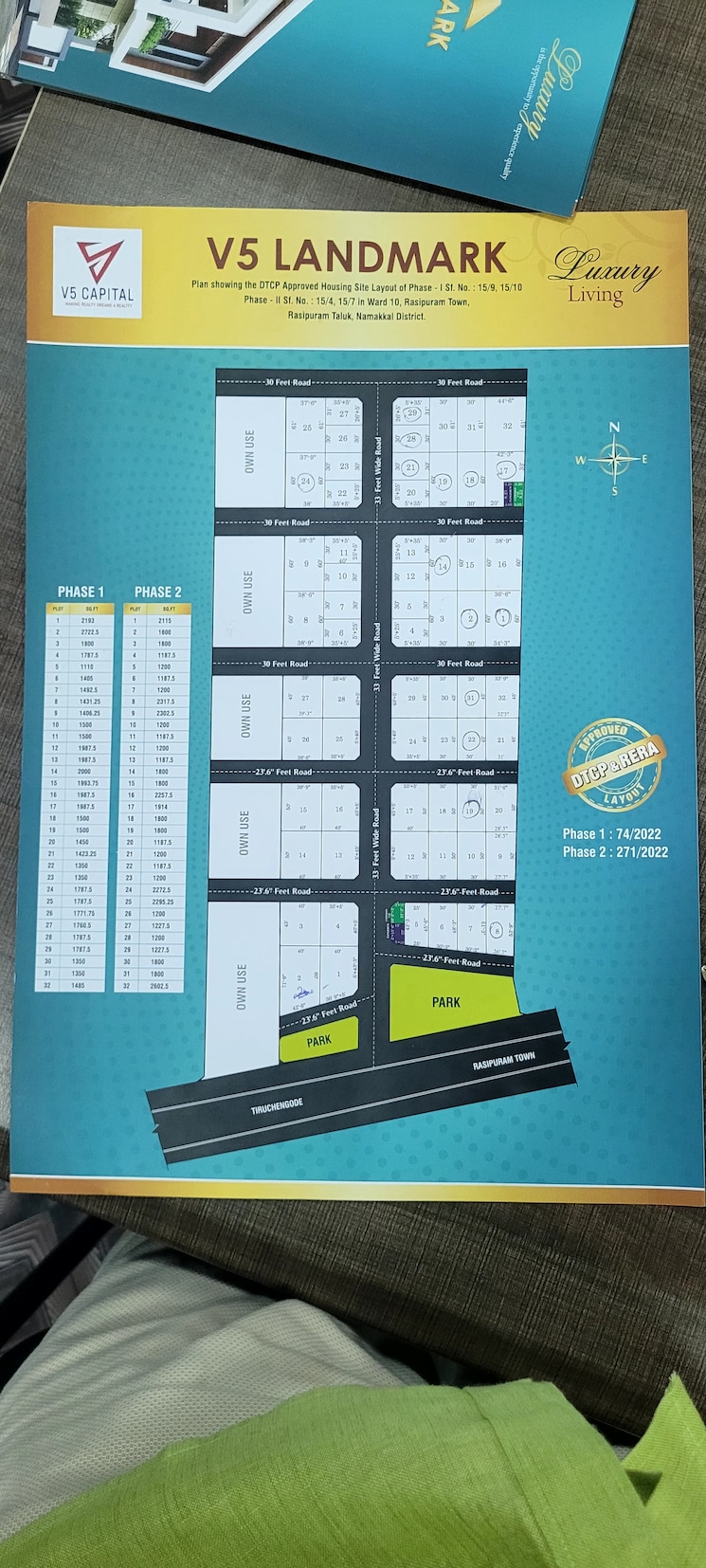 Exterior View, rasipuram  1500 Sq.Ft. Plot In Rasipuram Namakkal 8533397