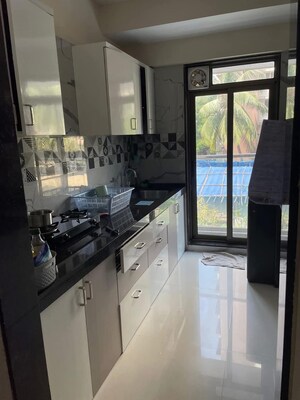 Kitchen in 1 BHK Apartment at Vrindavan Height, Vasai East – for Sale