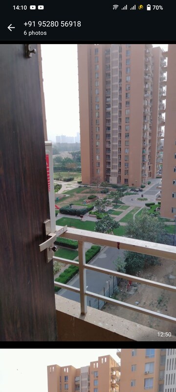 Balcony in 3 BHK Apartment at Pioneer Park Phase 1, Sector 61 – for Rent