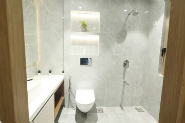 Bathroom in 3 BHK Apartment at Patlipada – for Sale