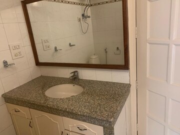 Bathroom in 4 BHK Builder Floor at Anand Niketan – for Rent
