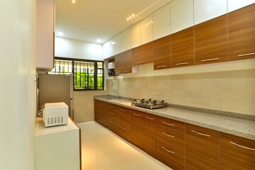 Kitchen in 3 BHK Apartment at Kumar Palmspring Towers, Undri – for Sale