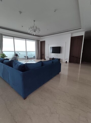 Living Room in 4 BHK Apartment at Ahuja Towers, Prabhadevi – for Rent