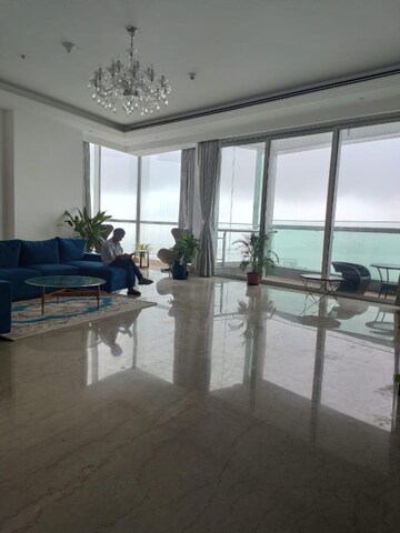 Living Room in 4 BHK Apartment at Ahuja Towers, Prabhadevi – for Rent