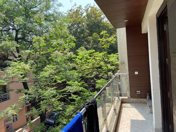 Balcony in 4 BHK Builder Floor at Safdarjang Enclave – for Rent