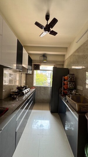 Kitchen in 2 BHK Apartment at Shreejee Mrugarchana CHS, Mulund West – for Sale