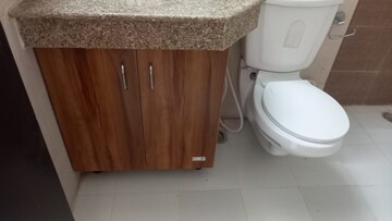 Bathroom in 3 BHK Apartment at AWHO Shanti Vihar, Sector 95 – for Rent