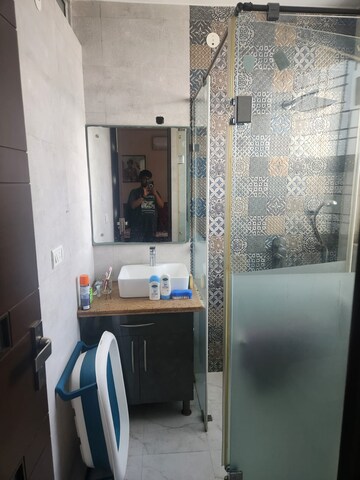 Bathroom in 3 BHK Apartment at AWHO Shanti Vihar, Sector 95 – for Rent