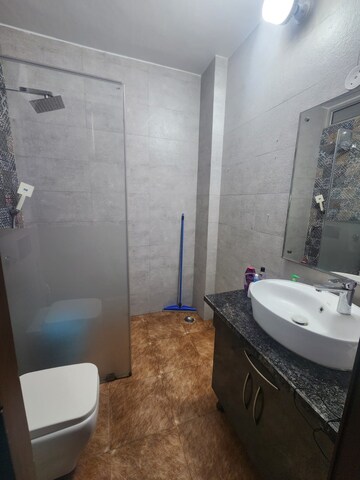 Bathroom in 3 BHK Apartment at AWHO Shanti Vihar, Sector 95 – for Rent