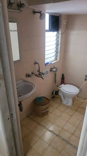 Bathroom in 1 BHK Apartment at Bhavesh Plaza, Nalasopara West – for Sale
