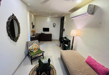 Living Room in 1 BHK Apartment at Bandra West – for Rent