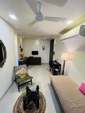 Living Room in 1 BHK Apartment at Bandra West – for Rent
