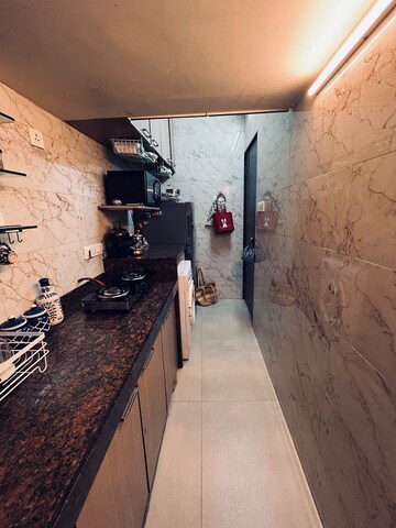 Kitchen in 1 BHK Apartment at Bandra West – for Rent