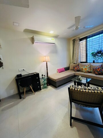 Living Room in 1 BHK Apartment at Bandra West – for Rent