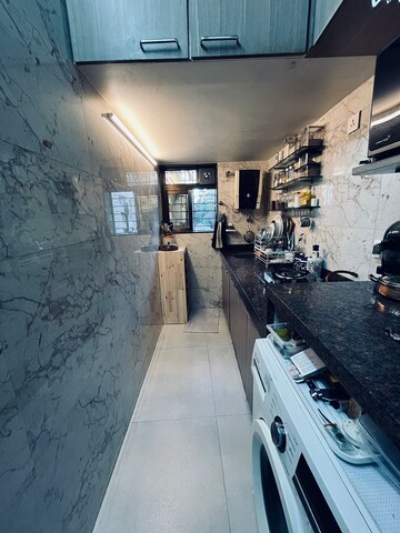 Kitchen in 1 BHK Apartment at Bandra West – for Rent