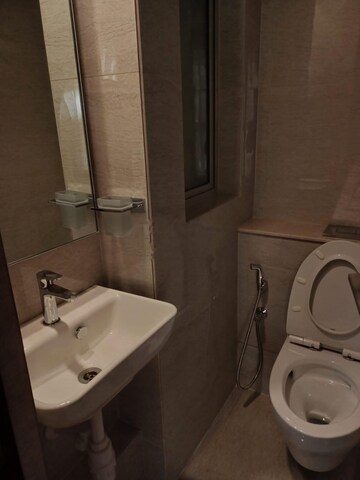Bathroom in 1 BHK Apartment at Hiranandani Regent Hill, Powai – for Rent
