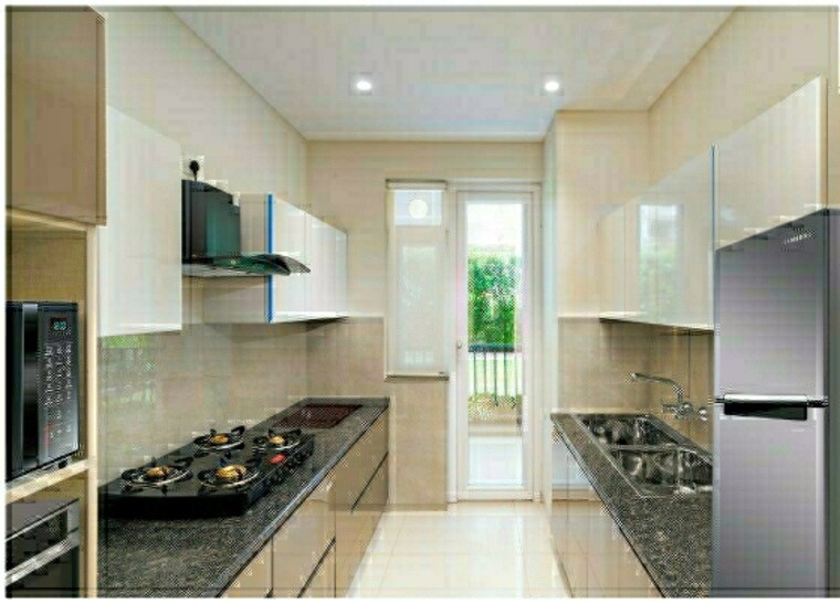 Kitchen, motia-blue-ridge 3 Bedroom 1750 Sq.Ft. Apartment In Dhakoli Village Zirakpur 8536208