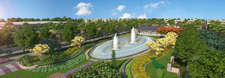Garden, signature-global-daxin-vistas 3 Bedroom 1330 Sq.Ft. Builder Floor In Bhondsi Gurgaon 8536535