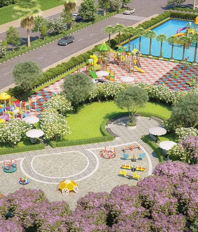 Garden, signature-global-daxin-vistas 3 Bedroom 1330 Sq.Ft. Builder Floor In Bhondsi Gurgaon 8536535