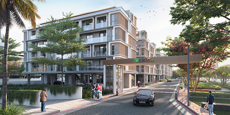 Exterior View, signature-global-daxin-vistas 3 Bedroom 1330 Sq.Ft. Builder Floor In Bhondsi Gurgaon 8536535