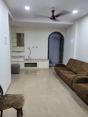 Living Room in 3 BHK Apartment at Lalit CHS, Kalwa – for Sale