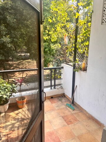 Balcony in 3 BHK Apartment at Vasant Vihar – for Rent