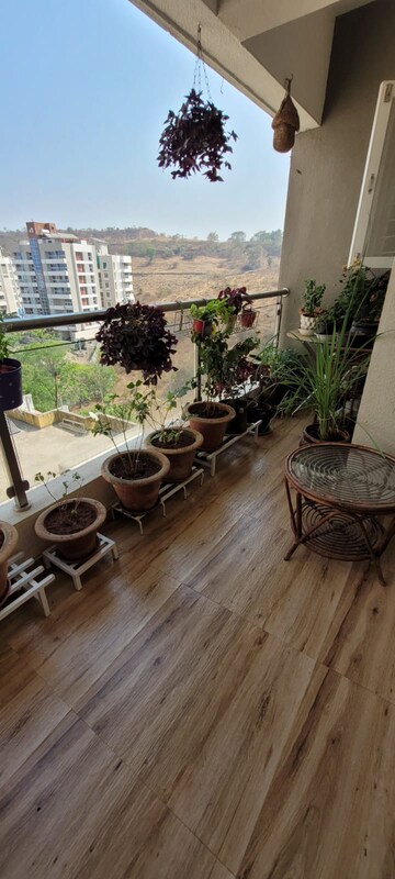 Balcony in 2 BHK Apartment at Girijeet Apartment, Bavdhan – for Rent