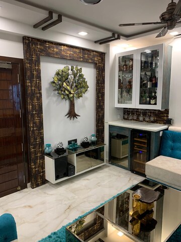 Living Room in 3 BHK Apartment at Proview Officer City, Raj Nagar Extension – for Rent