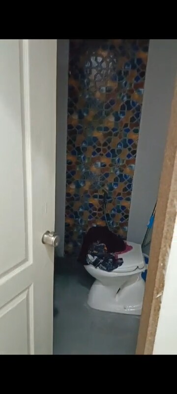 Bathroom in 1 BHK Apartment at Kamdhenu Gardenia, Taloja – for Rent
