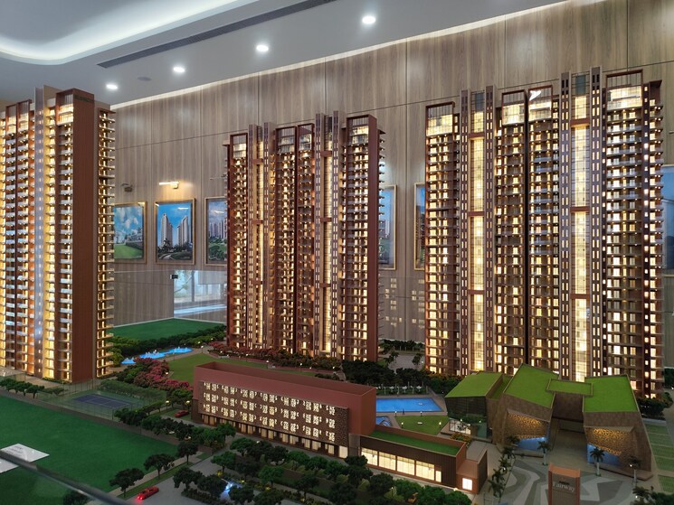 Living Room, eldeco-fairway-reserve 4 Bedroom 2875 Sq.Ft. Apartment In Sector 80 Gurgaon 8538011
