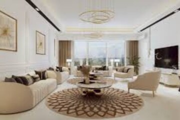 Living Room in 4 BHK Apartment at Sector 3 – for Sale