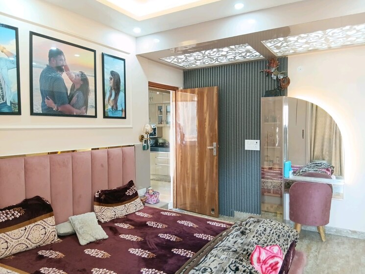 Bedroom, nilaya-greens 3 Bedroom 1300 Sq.Ft. Apartment In Raj Nagar Extension Ghaziabad 8538734