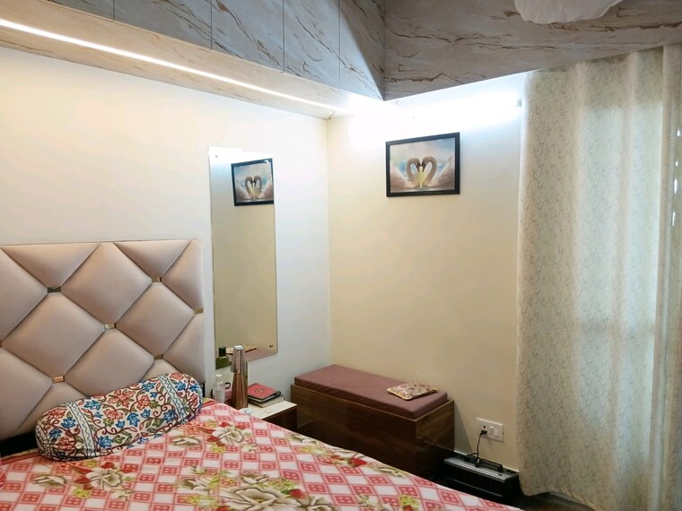 Bedroom, nilaya-greens 3 Bedroom 1300 Sq.Ft. Apartment In Raj Nagar Extension Ghaziabad 8538734