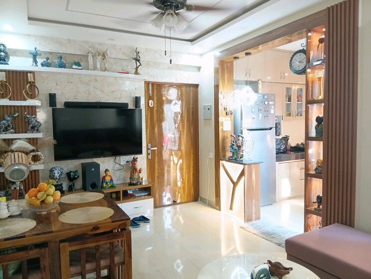 Living Room, nilaya-greens 3 Bedroom 1300 Sq.Ft. Apartment In Raj Nagar Extension Ghaziabad 8538734