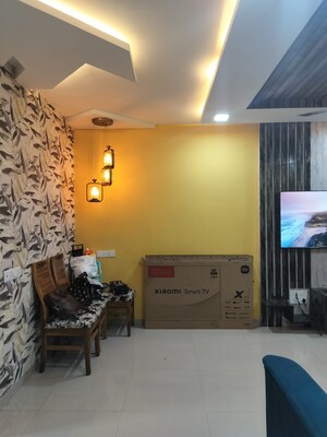 Living Room in 2 BHK Apartment at Mantra 29 Gold Coast, Tingre Nagar – for Sale