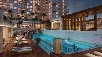 Swimming Pool in 3 BHK Apartment at Supreme Estia Phase 1, Baner – for Rent