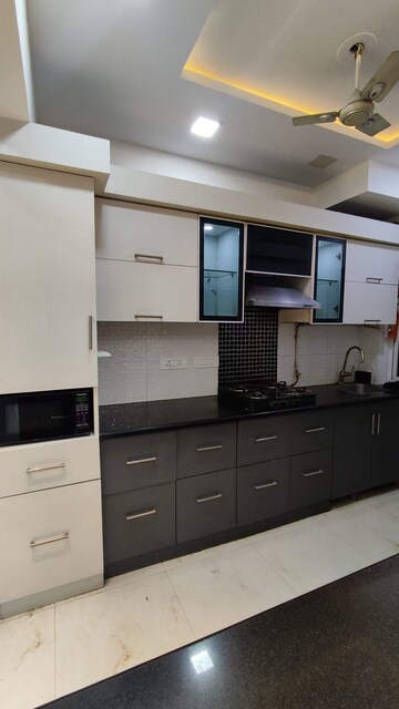 Kitchen in 3 BHK Apartment at Moti Nagar – for Rent