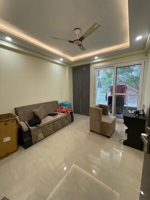 Living Room in 3 BHK Builder Floor at Chattarpur – for Sale