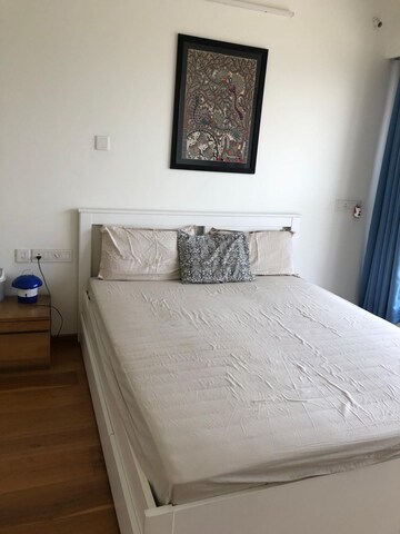 Bedroom in 2.5 BHK Apartment at Godrej The Trees, Vikhroli East – for Rent