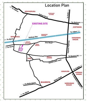  Plot – Map Location View at Sirsi Road - for Sale