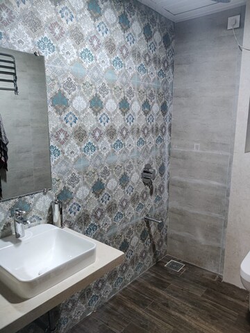 Bathroom in 3 BHK Apartment at Upper East 97, Malad East – for Rent