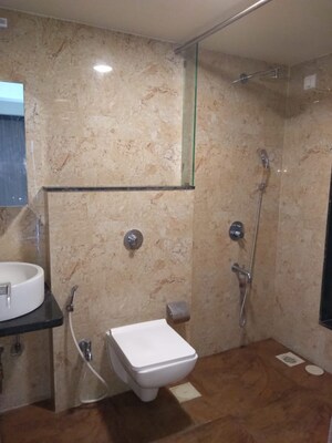 Bathroom in 4 BHK Apartment at Satellite Glory, Andheri East – for Sale