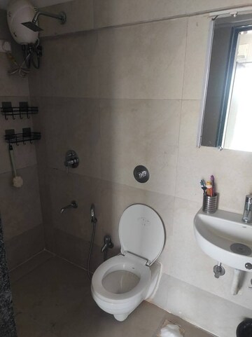 Bathroom in 1 BHK Apartment at Conwood Astoria, Goregaon East – for Rent